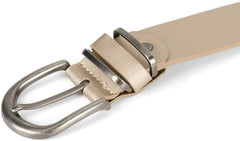 03010123 Unisex Belt Plain Colours with Metal on Belt Loop Faux Leather Plain Colour Waist Belt Can Be Shortened - Mens Accessories - British D'sire