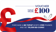 100 Pound Britishd'sire Loyalty Top-Up - Top Up & Boxes - British D'sire