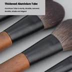 12-in-1 Mini Cosmetic Brush Short Handle Powder Brush Set Facial Makeup Tool(B Type) - Powder Brush Set Facial Makeup - British D'sire