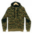 16Sixty Men’s Camouflage Zipper Hoodie Olive Green - Men's Hoodies & Sweatshirts - British D'sire