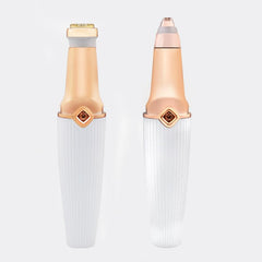2 In 1 Rechargeable Electric Lady Shaver Hair Remover Eyebrow Trimmer - Hair Care & Styling - British D'sire