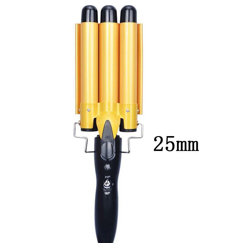 3 Barrels Curling Iron Ceramic Heating Crimpers Waver Hair Styling Tools Small Curlers & Big Waves Hair Curler Tools - Hair Care & Styling - British D'sire