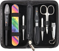 3 Swords Germany 7-Piece MANICURE - NAIL CARE - NAIL SCISSORS - CUTICLE REMOVER set - brand quality since 1927 - British D'sire