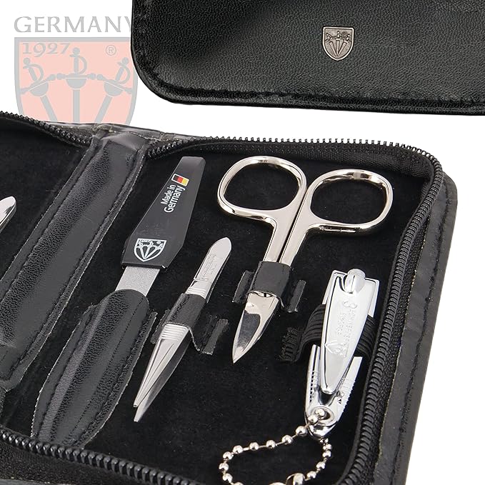 3 Swords Germany 7-Piece MANICURE - NAIL CARE - NAIL SCISSORS - CUTICLE REMOVER set - brand quality since 1927 Secondary image