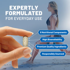 Glucosamine and Chondroitin Complex – 200 High Strength Tablets | 8 Nutritional Components | MSM, Boswellia, Vitamin C, Turmeric, Ginger, and Rosehip | Premium Quality Made in UK by Prowise - British D'sire