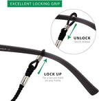 4 Pack | 3x Eyeglasses Cord & 1x Microfibre Cleaning Cloth | Lightweight Glasses Neck Cord, Eyeglass Cords Chain String For Eyeglasses Specs. Spectacles Straps Lanyard Eyewear Strap for Men & Women - British D'sire