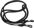 4 Pack | 3x Eyeglasses Cord & 1x Microfibre Cleaning Cloth | Lightweight Glasses Neck Cord, Eyeglass Cords Chain String For Eyeglasses Specs. Spectacles Straps Lanyard Eyewear Strap for Men & Women - British D'sire