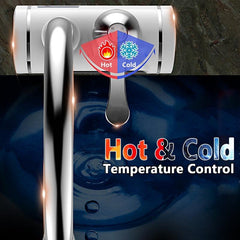 4000W 2s Fast Heat 360 Degree Rotation Electric Faucet Tap Instant Hot Water Heater - Bottles & Thermos - British D'sire