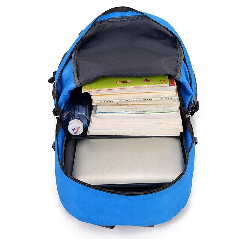 40L Waterproof Large Bag Backpack Camping Hiking Walking Outdoor Travel Rucksack Random Color - Bags & Accessories - British D'sire