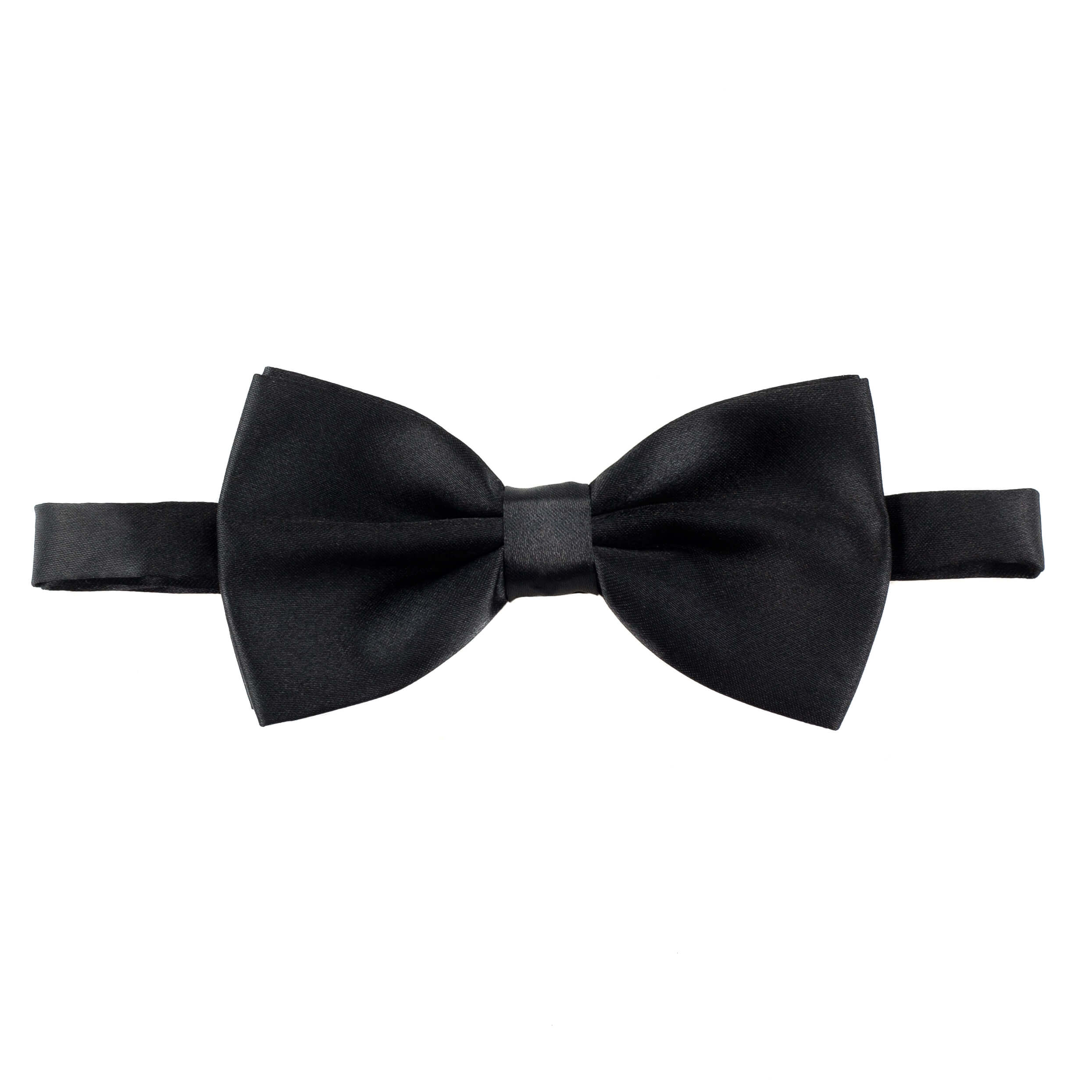 Black Silk Bow Tie - British D'sire
