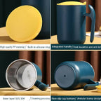 500ML Stainless Steel Leakproof Insulated Thermal Travel Coffee Mug Cup Flask Random Color - Glasswares & Drinkwares - British D'sire