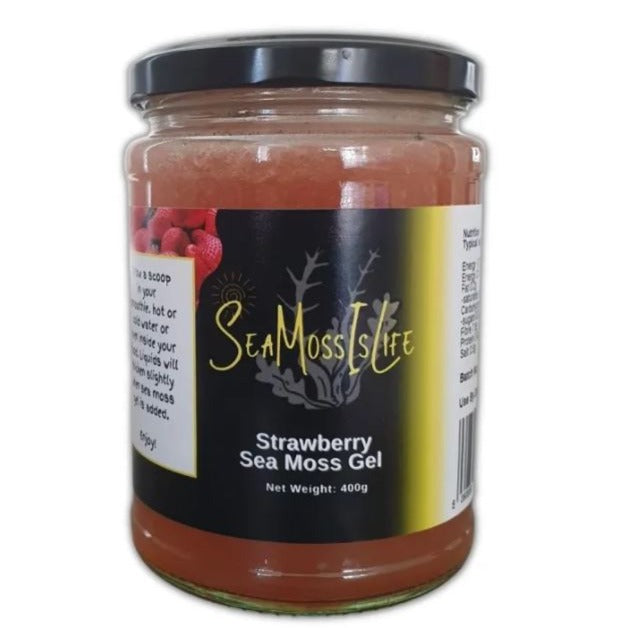 SeaMossIsLife - Strawberry Sea Moss Gel