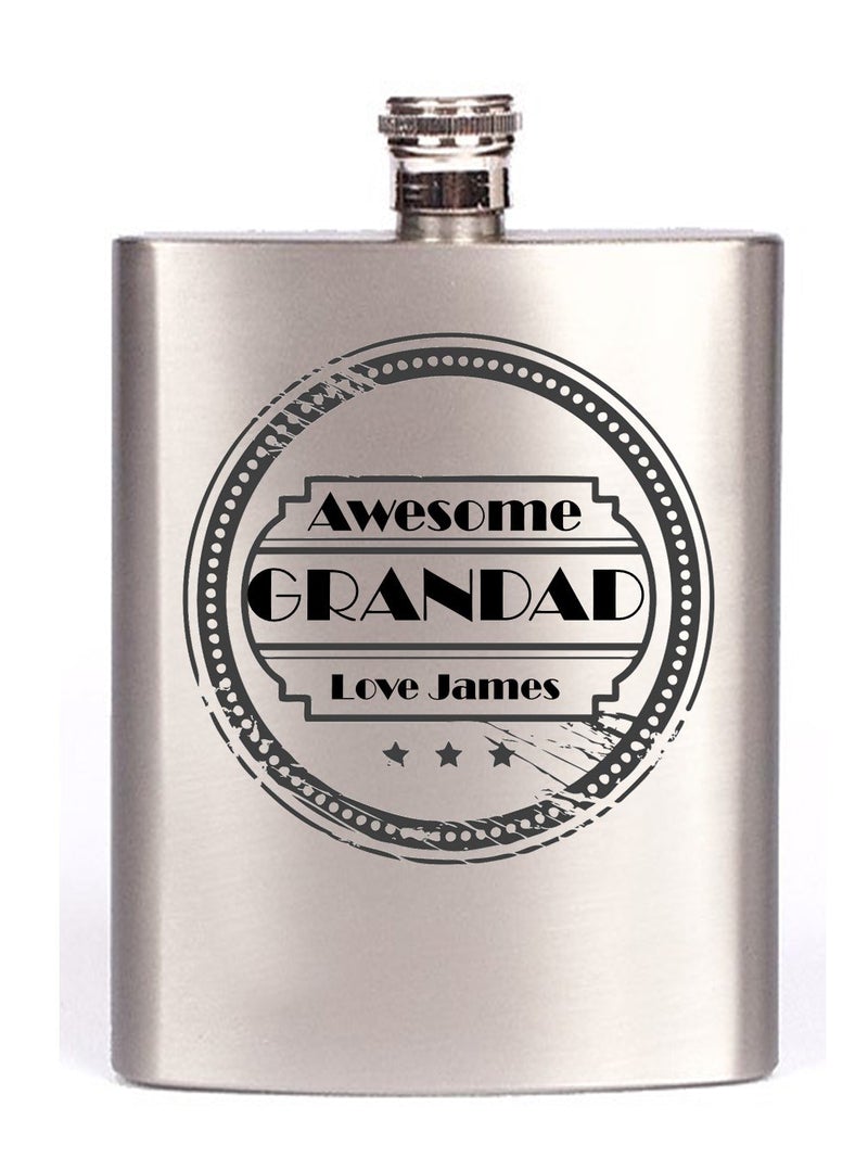 Pure Essence Greetings - Personalised Grandad Hip Flask