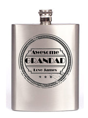 Pure Essence Greetings - Personalised Grandad Hip Flask
