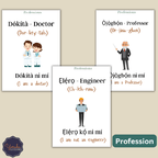 A – Yoruba Flashcards To Learn Vocabulary – Food, Verbs and Things in The House (Physical pack) - Flashcards/Learning Resources - British D'sire