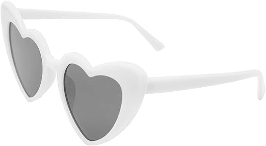 ALLY-MAGIC 70s Vintage Love Heart Sunglasses, Women Cat Eye Ladies Retro Vintage Designer Eyewear Secondary image