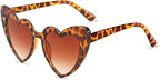 ALLY-MAGIC 70s Vintage Love Heart Sunglasses, Women Cat Eye Ladies Retro Vintage Designer Eyewear - Women's Sunglasses - British D'sire