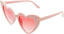 ALLY-MAGIC 70s Vintage Love Heart Sunglasses, Women Cat Eye Ladies Retro Vintage Designer Eyewear - Women's Sunglasses - British D'sire