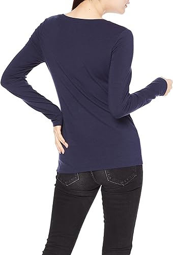 Amazon Essentials Women's Classic-Fit Long-Sleeve Crewneck T-Shirt (Available in Plus Size) - British D'sire