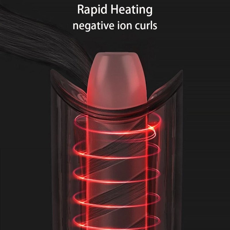 Anti-Perm Curly Hair for Women Automatic Rotation Hair Rollers Negative Ion Curling Iron Wave Magic Styling Tool - Hair Care & Styling - British D'sire