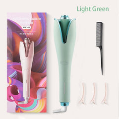 Anti-Perm Curly Hair for Women Automatic Rotation Hair Rollers Negative Ion Curling Iron Wave Magic Styling Tool - Hair Care & Styling - British D'sire