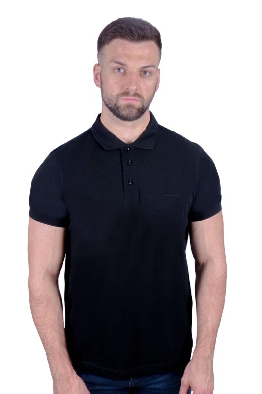 Antonio Falcone Alessandro Polo Shirt Black - Men's T-Shirts & Shirts - British D'sire