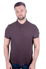 Antonio Falcone Alessandro Polo Shirt Chocolate - Men's T-Shirts & Shirts - British D'sire