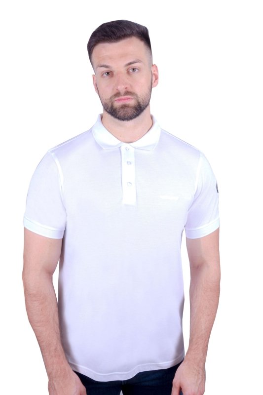 Antonio Falcone Alessandro Polo Shirt White - Men's T-Shirts & Shirts - British D'sire