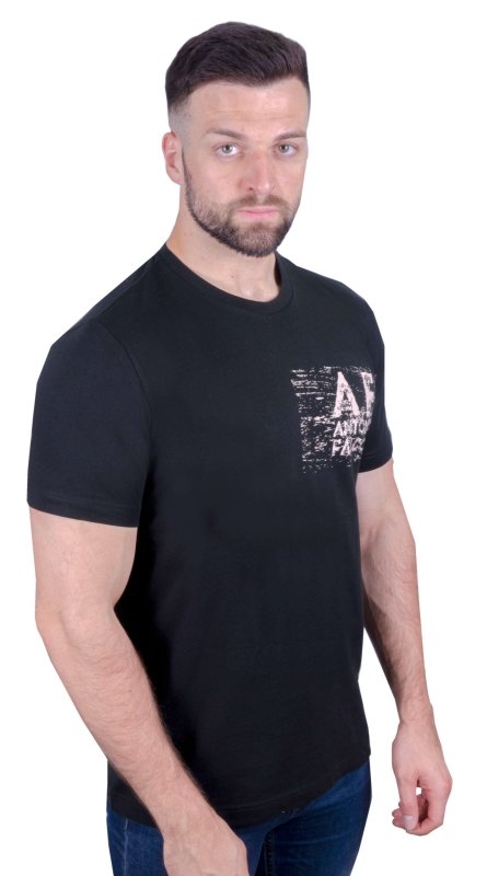 Antonio Falcone Alonzo Organic Cotton T-shirt Black Secondary image