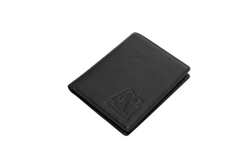 Antonio Falcone Black Minimalist Rfid Blocking Custom Bifold Slim Genuine Leather Mens Wallet - Men's Accessories - British D'sire