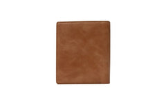 Antonio Falcone Brown Minimalist Rfid Blocking Custom Bifold Slim Genuine Leather Mens Wallet - Men's Accessories - British D'sire