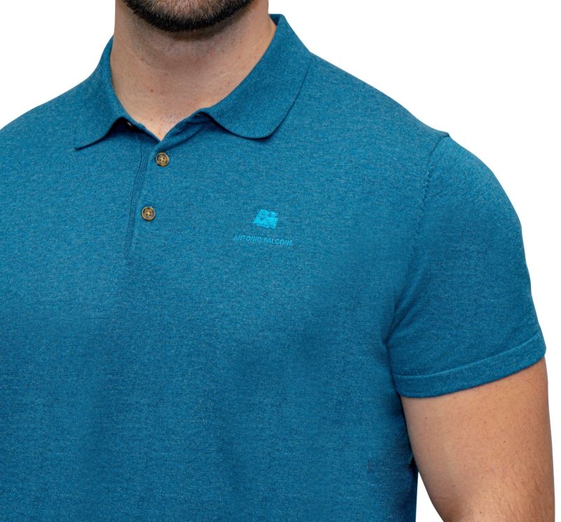 Antonio Falcone Gianni Short Sleeve Knitwear Denim - Xl Secondary image