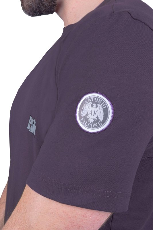 Antonio Falcone Roberto Short Sleeved T-shirt Cosmos Navy - Men's T-Shirts & Shirts - British D'sire