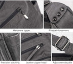 Artwell Fashion Crossbody Bag For Women Shoulder Bag Soft PU Leather Handbags Purses Multi Pocket Hobo Tote Bag (Gray) - British D'sire