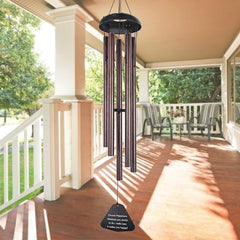 Astarin Sympathy Wind Chimes Outdoor Large Deep Tone,36" Handmade Large Wind Chimes Outdoor Tuned Relaxing Melody, Memorial Windchime Unique Outdoor Personalized for Garden Decor, Bronze (A Free Card) - British D'sire