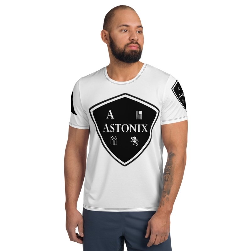 Astonix ALL-OVER PRINT ASTONIX MEN'S ATHLETIC T-SHIRT - Mens T-Shirts & Shirts - British D'sire