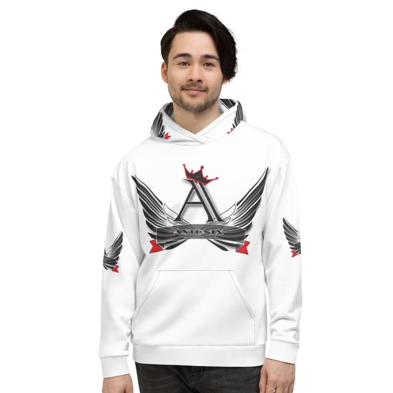 Astonix ALL-OVER PRINT ASTONIX UNISEX HOODIE (WHITE) - Men's Hoodies & Sweatshirts - British D'sire Main image