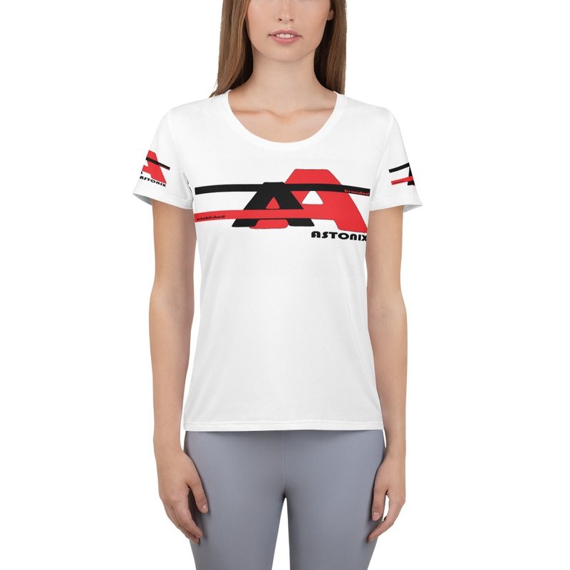 Astonix ASTONIX ALL-OVER PRINT WOMEN'S ATHLETIC T-SHIRT - Women's T-Shirts & Shirts - British D'sire