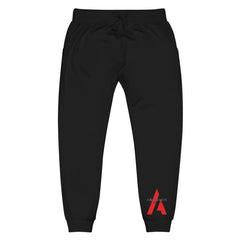 Astonix Black Unisex Fleece Sweatpants | Cotton Heritage M7580 - Men Sweatpants - British D'sire