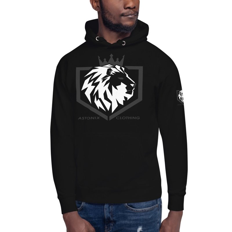 ASTONIX BLACK UNISEX HOODIE | COTTON HERITAGE M2580 - Men Sweatshirts and Hoodies - British D'sire Main image