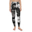 ASTONIX BLK AND WHTE ALL-OVER PRINT ASTONIX YOGA LEGGINS - Women Sweatpants - British D'sire