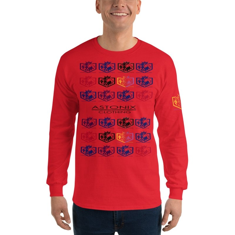 Astonix Men's Long Sleeve T-shirt | 2400 - Men's T-Shirts & Shirts - British D'sire