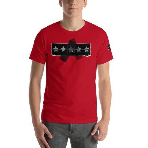 Astonix Patriotic Stars & Stripes Flag" Printed Design T shirt