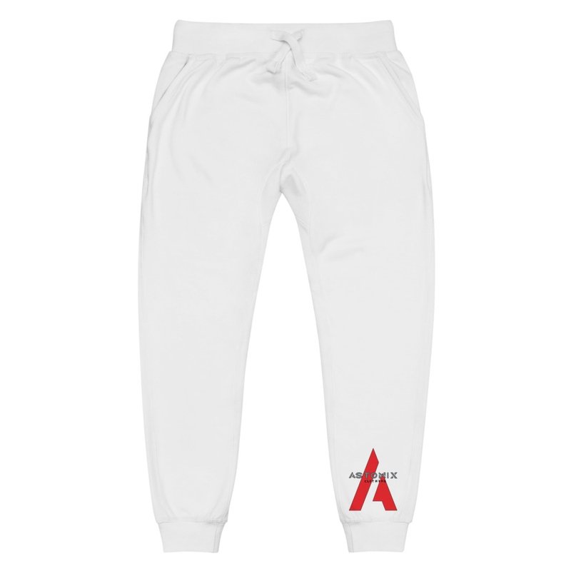 Astonix Snow White Unisex Fleece Sweatpants | Cotton Heritage Secondary image