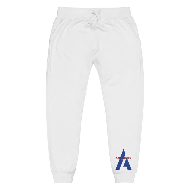 Astonix Snow White Unisex Fleece Sweatpants | Cotton Heritage - Mens Sweatpants - British D'sire Main image