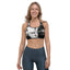 ASTRONIX BLACK & WHITE ALL-OVER PRINT ASTONIX SPORTS BRA - Bra & Panties - British D'sire