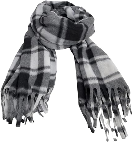 Atano Mens Fine Soft Fleece Scarf with Tassel Ends - Cool Men's Scarves - British D'sire