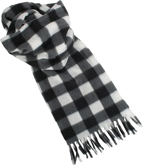 Atano Mens Fine Soft Fleece Scarf with Tassel Ends - Cool Men's Scarves - British D'sire