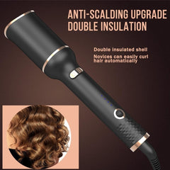 Auto Rotating Ceramic Hair Curler Automatic Curling Iron Styling Tool Hair Iron Curling Wand Air Spin and Curl Curler Hair Waver - Hair Care & Styling - British D'sire