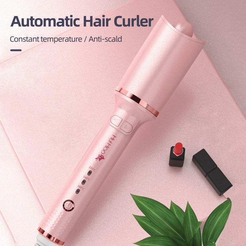 Automatic Hair Curler Automatic Curling Iron Fast Heating With 3 Temperature Adjustable Portable Cu - Hair Care & Styling - British D'sire
